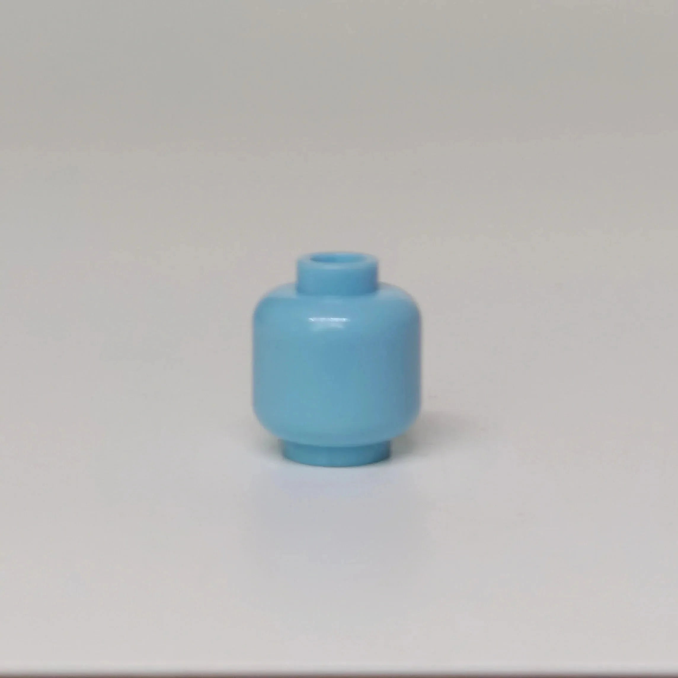 100pcs DIY MOC Building Block Heads | Plain Minifigure Parts for Customization