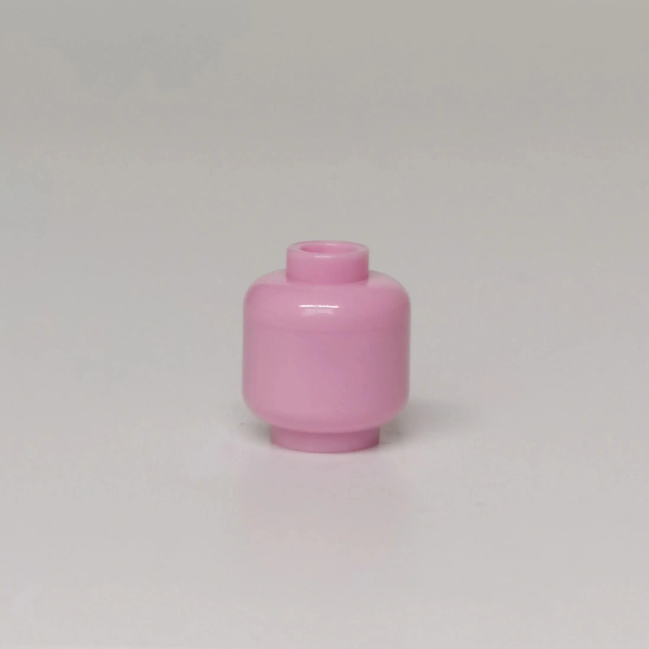 100pcs DIY MOC Building Block Heads | Plain Minifigure Parts for Customization