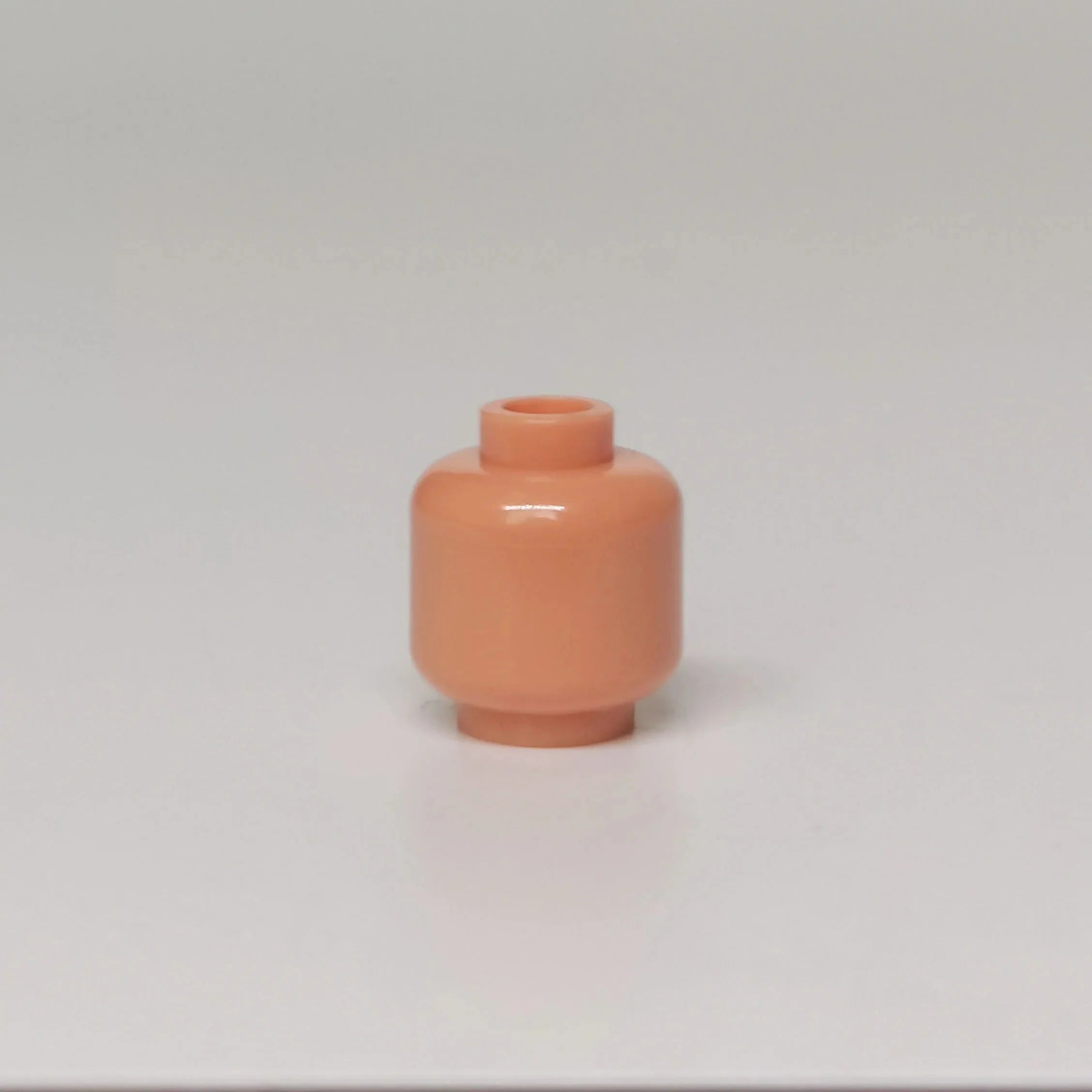 100pcs DIY MOC Building Block Heads | Plain Minifigure Parts for Customization