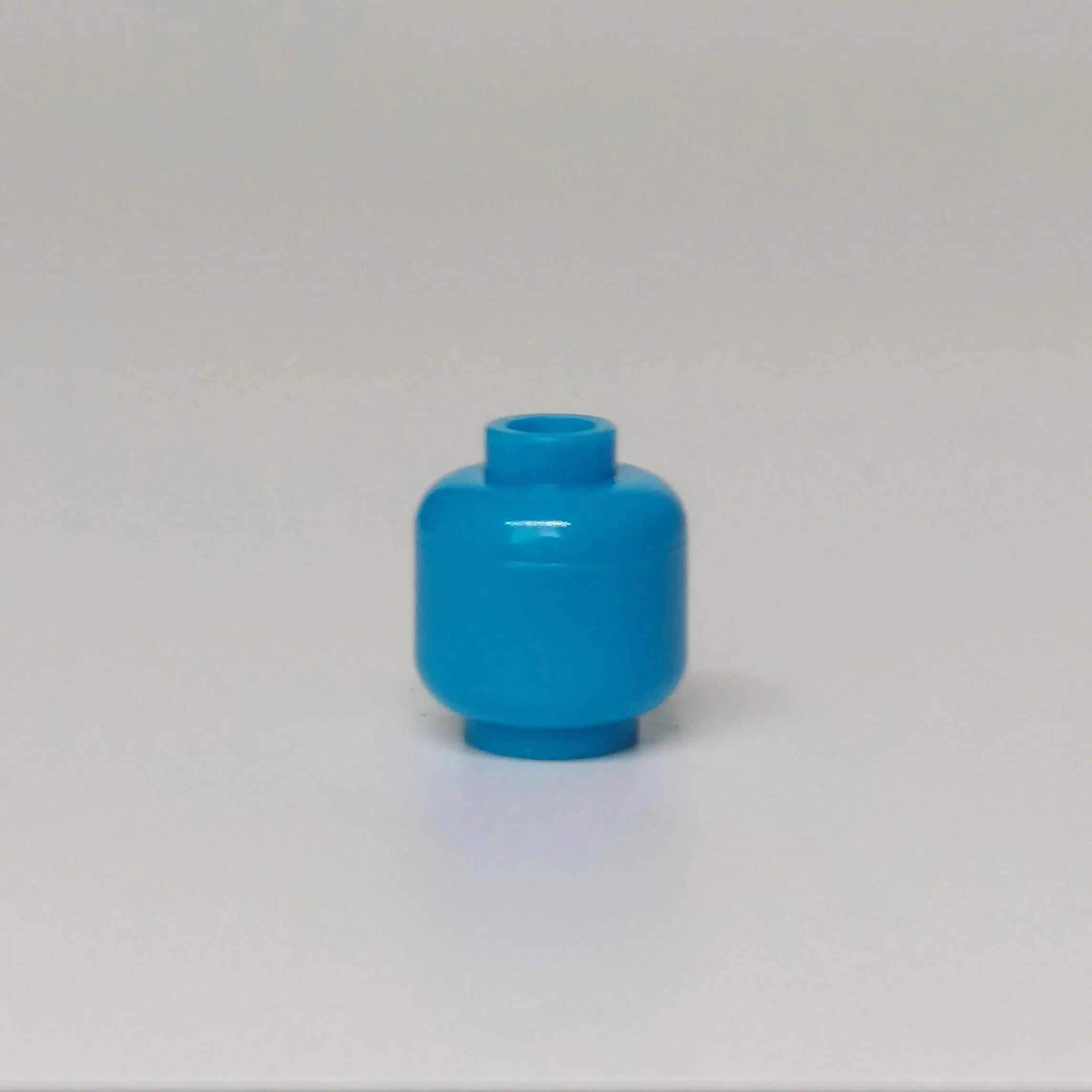100pcs DIY MOC Building Block Heads | Plain Minifigure Parts for Customization