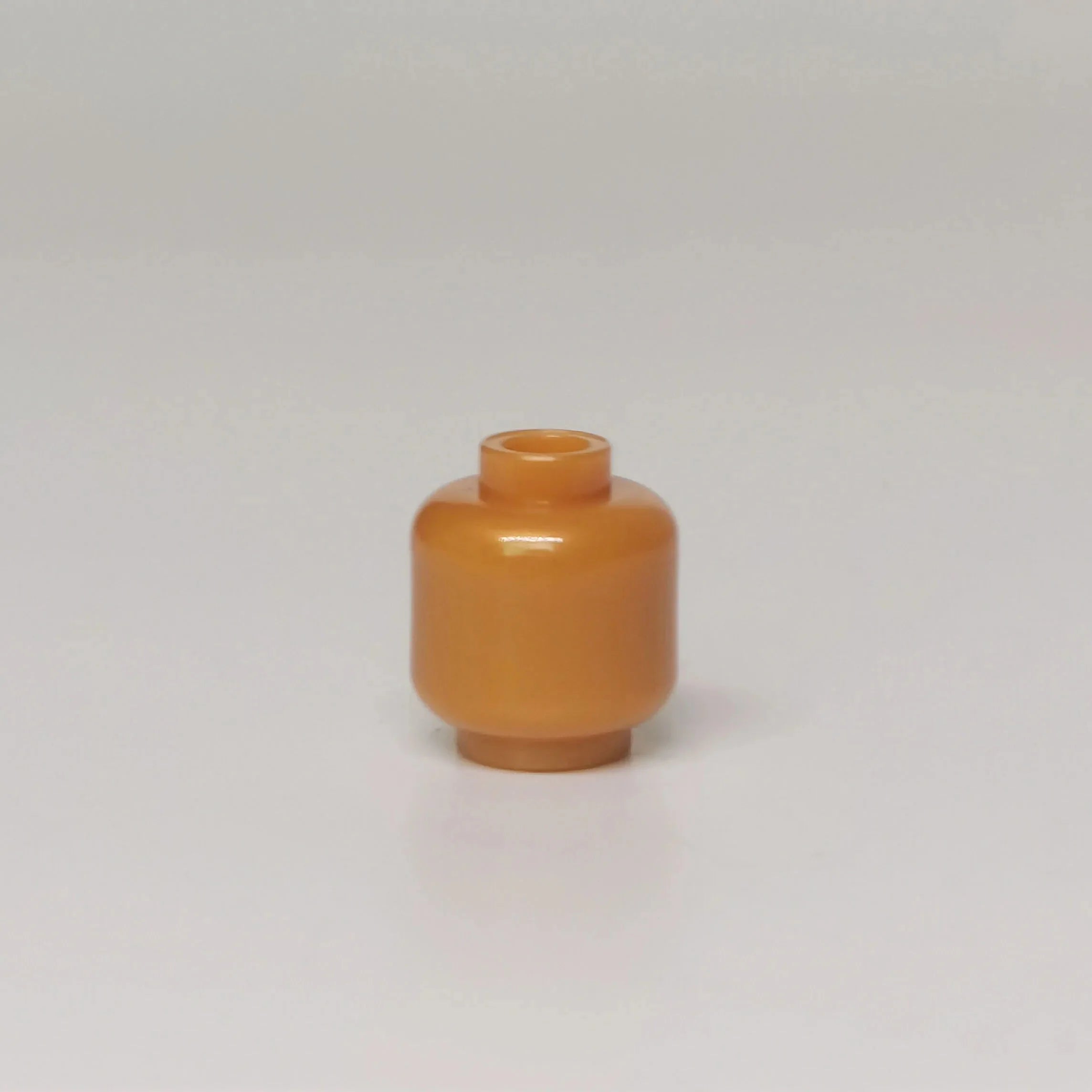 100pcs DIY MOC Building Block Heads | Plain Minifigure Parts for Customization