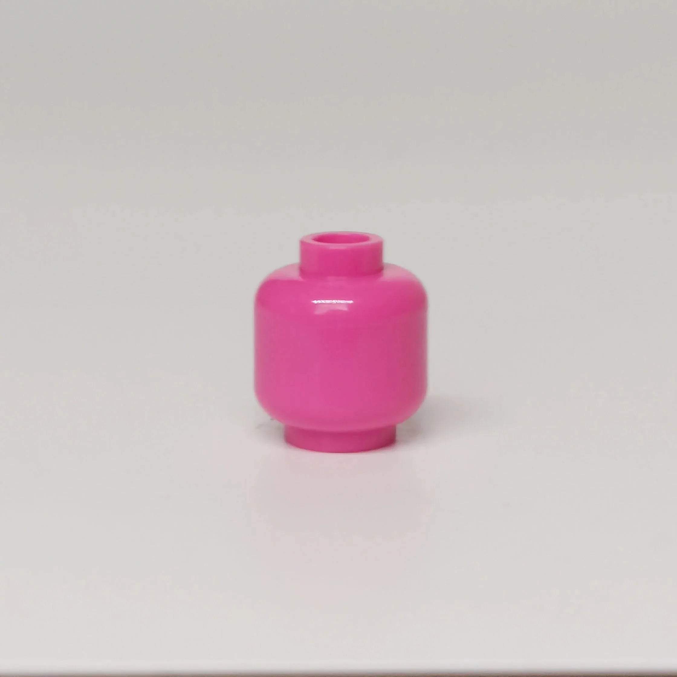 100pcs DIY MOC Building Block Heads | Plain Minifigure Parts for Customization