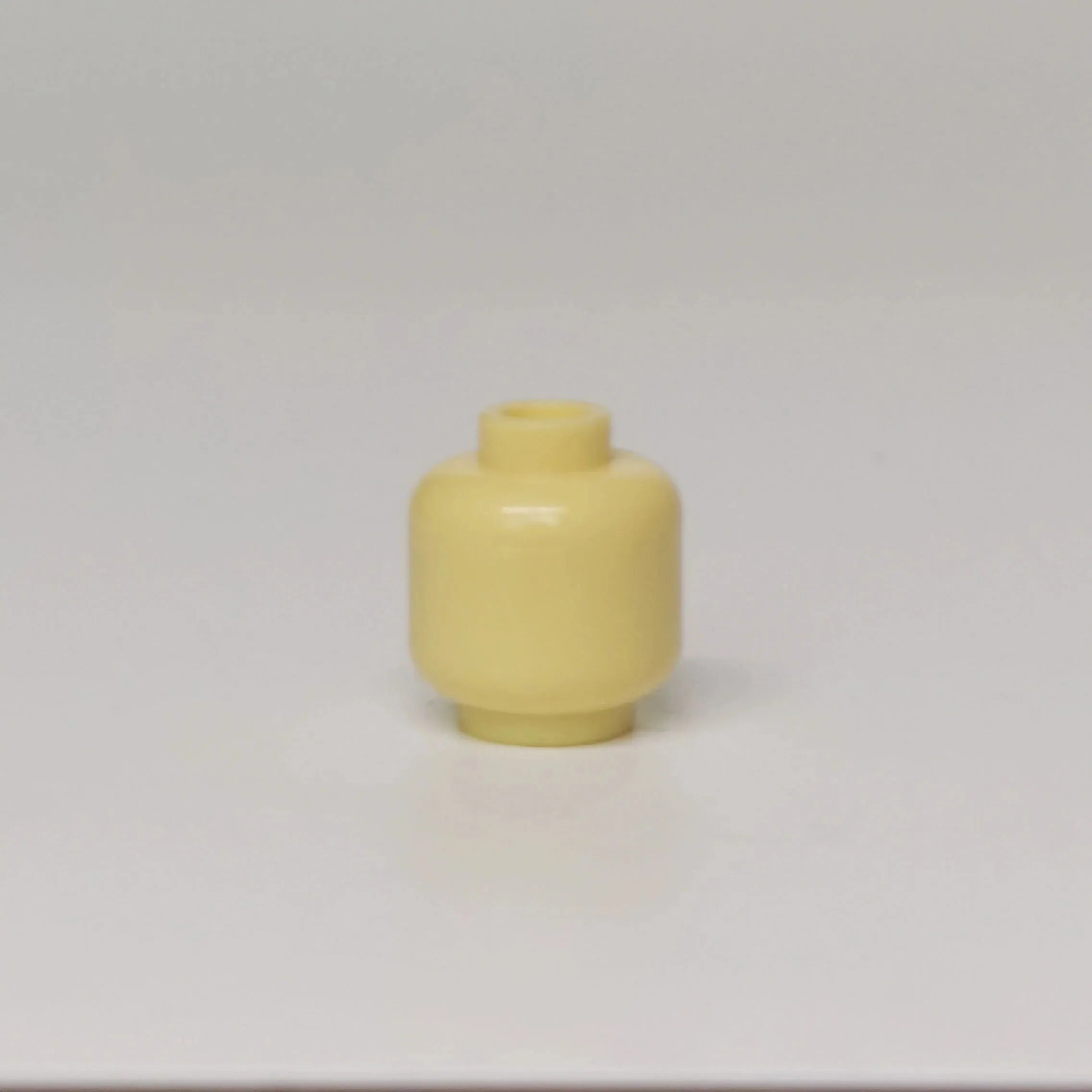 100pcs DIY MOC Building Block Heads | Plain Minifigure Parts for Customization