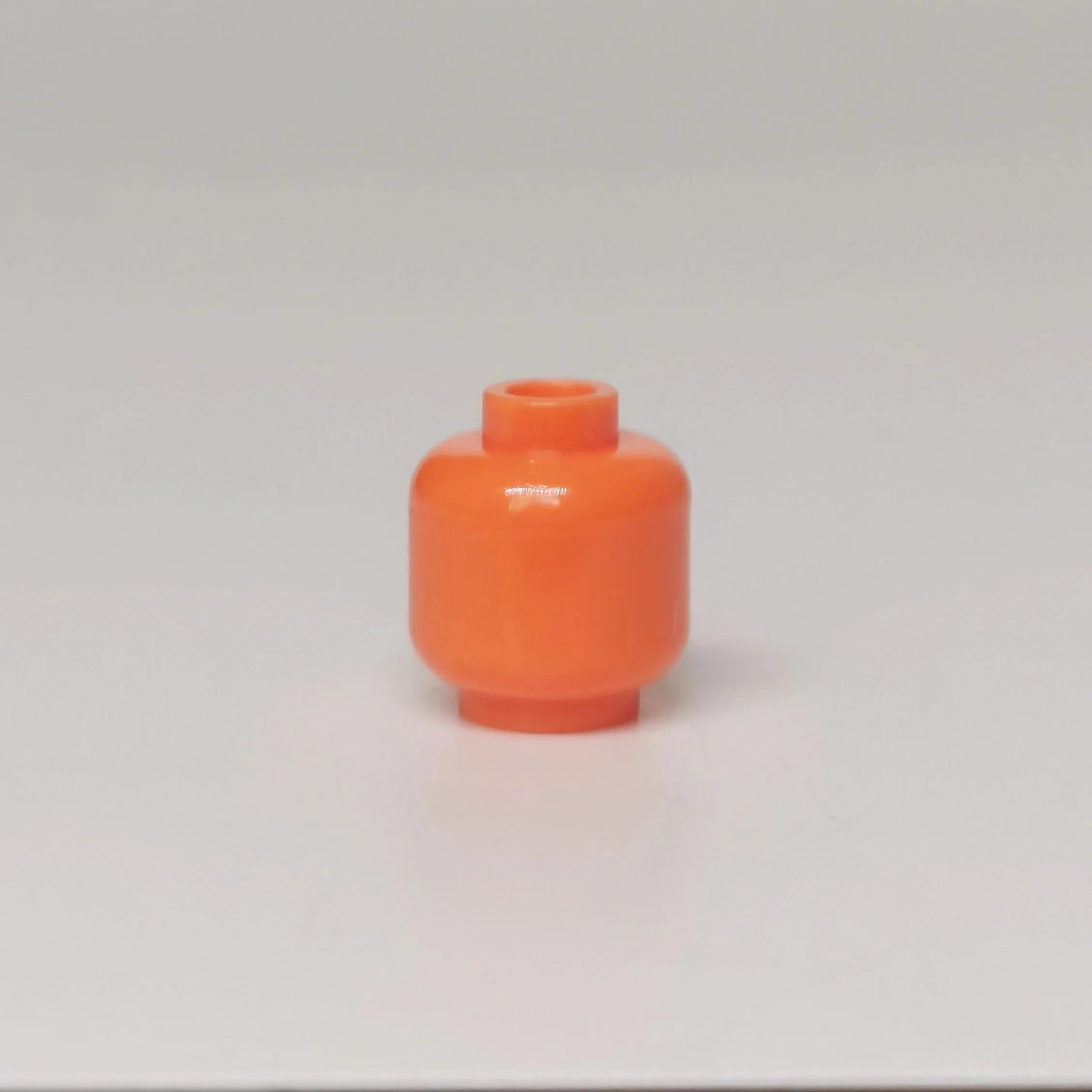 100pcs DIY MOC Building Block Heads | Plain Minifigure Parts for Customization