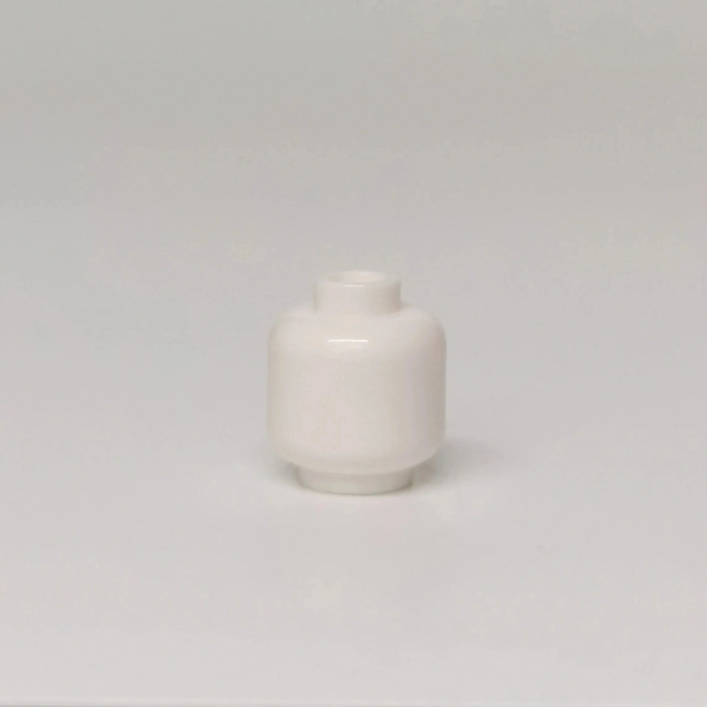 100pcs DIY MOC Building Block Heads | Plain Minifigure Parts for Customization