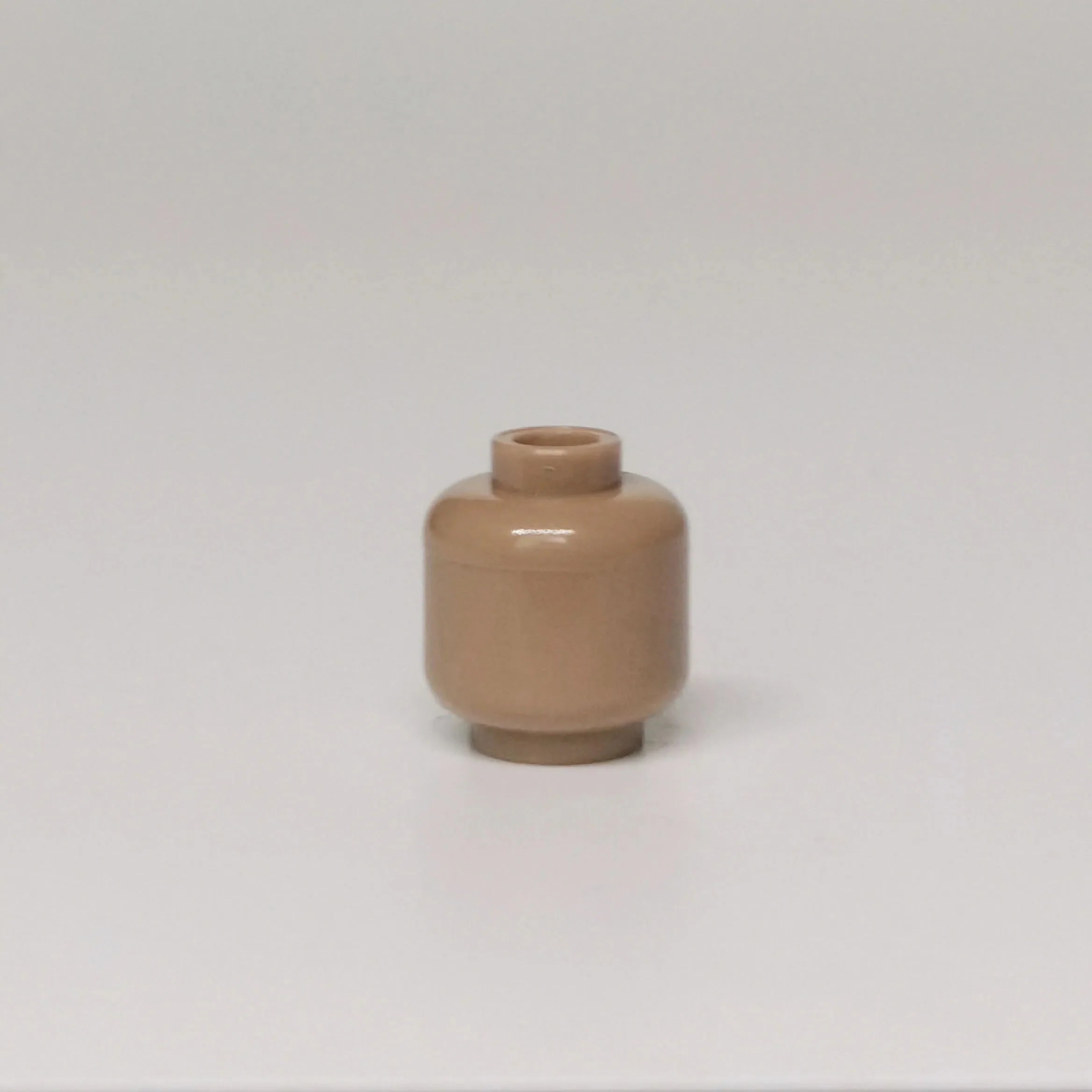 100pcs DIY MOC Building Block Heads | Plain Minifigure Parts for Customization