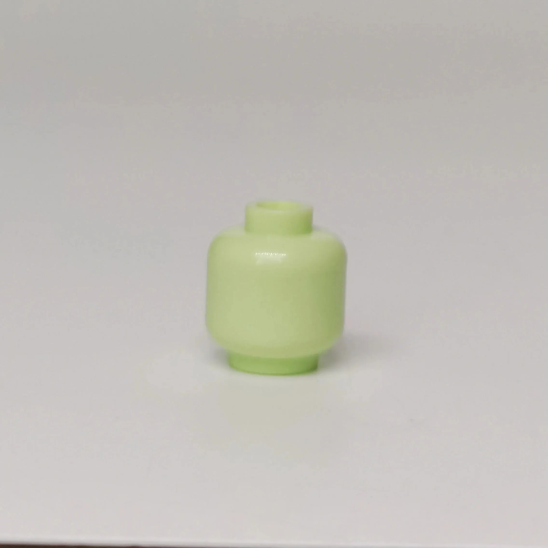 100pcs DIY MOC Building Block Heads | Plain Minifigure Parts for Customization