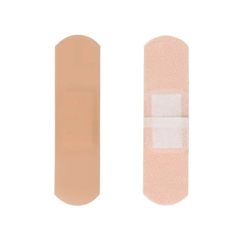 100 Piece Waterproof Adhesive Bandages | Breathable Hemostatic First Aid Strips