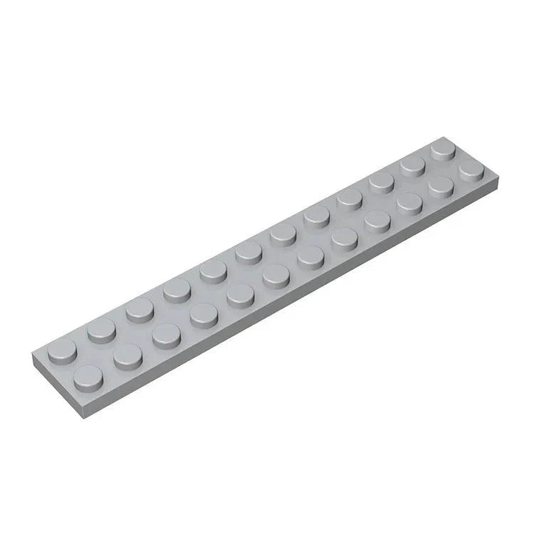 20 PCS 2x12 Flat Plate Building Blocks | Compatible Small Particle DIY Parts