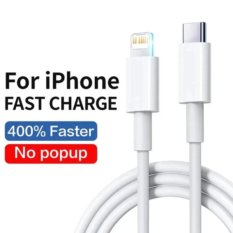 20W Fast Charging Cable | USB-C to Lightning Cord for iPhone