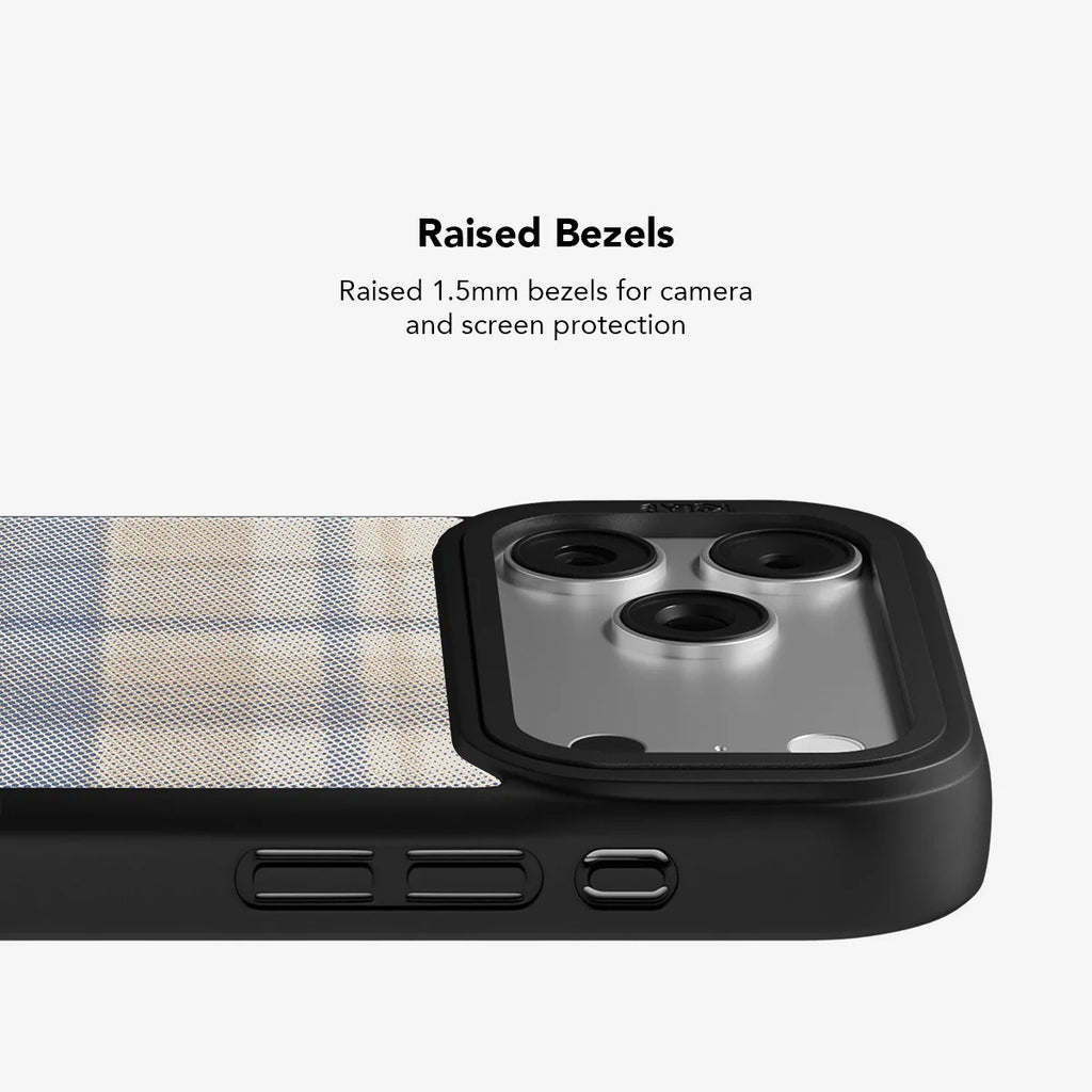 Oatmilk | Beige Flannel Minimalist iPhone Case