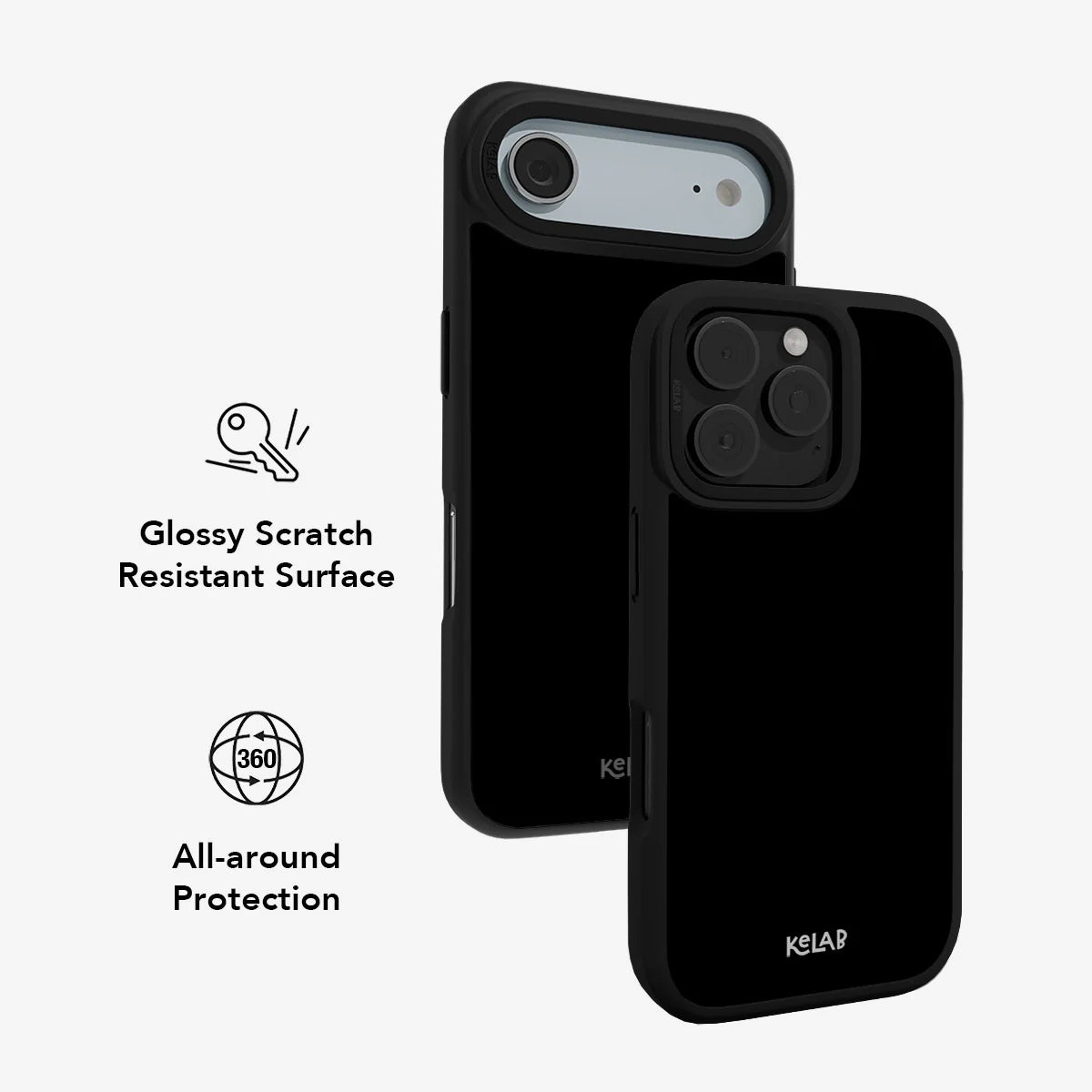 Solid Black iPhone Case