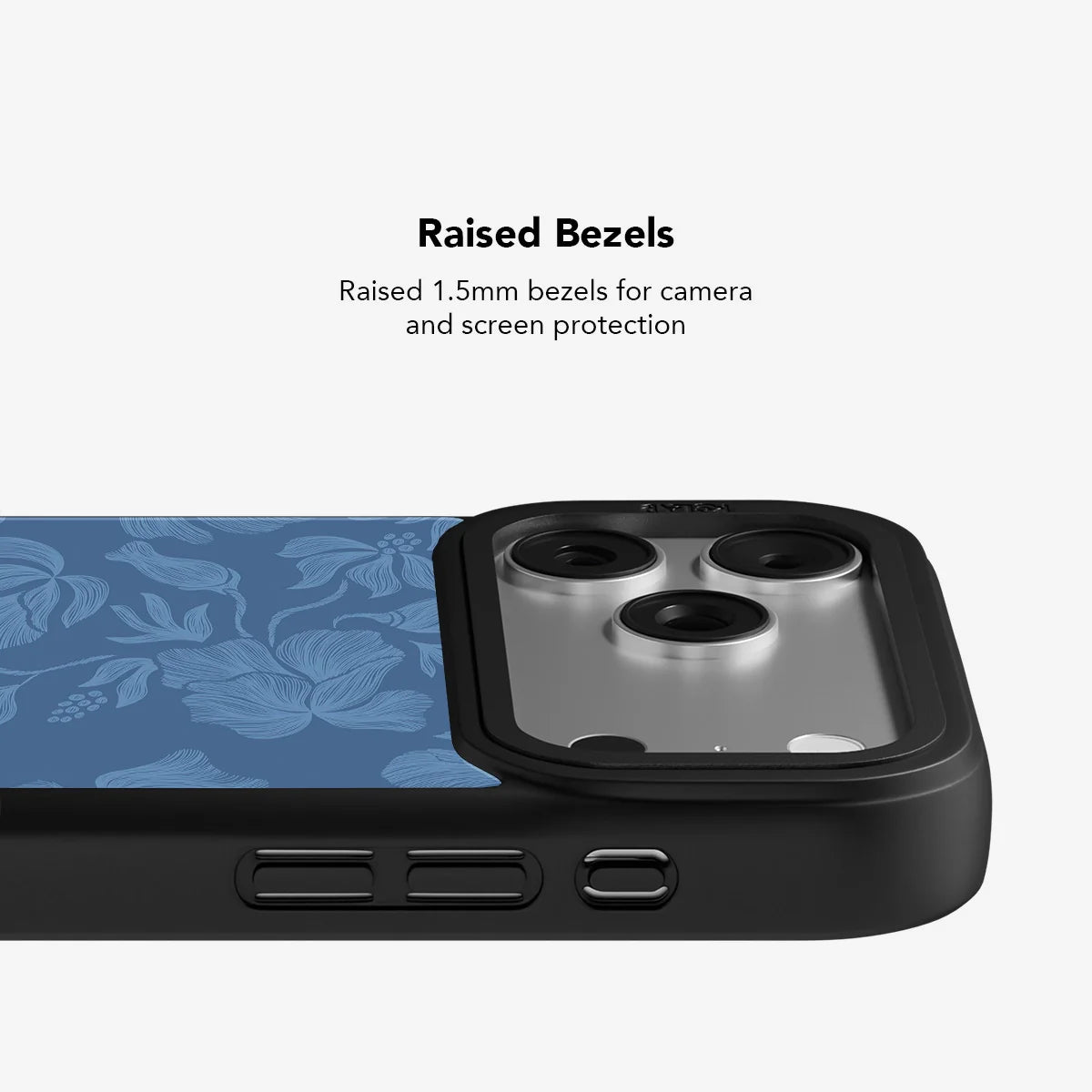 Cerulean | Dusty Blue Floral iPhone Case