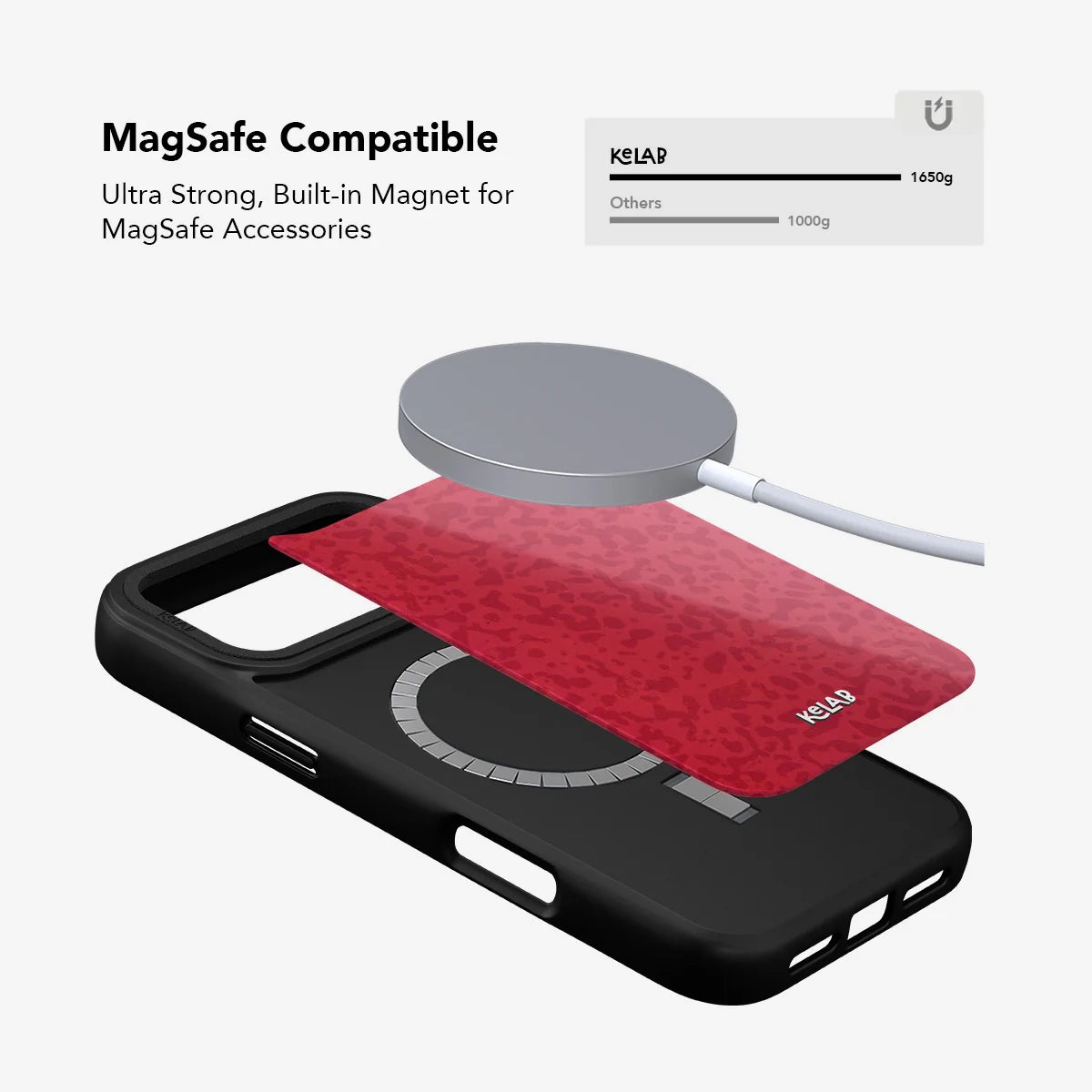Velvet Vandal | Red Camo Pattern iPhone Case
