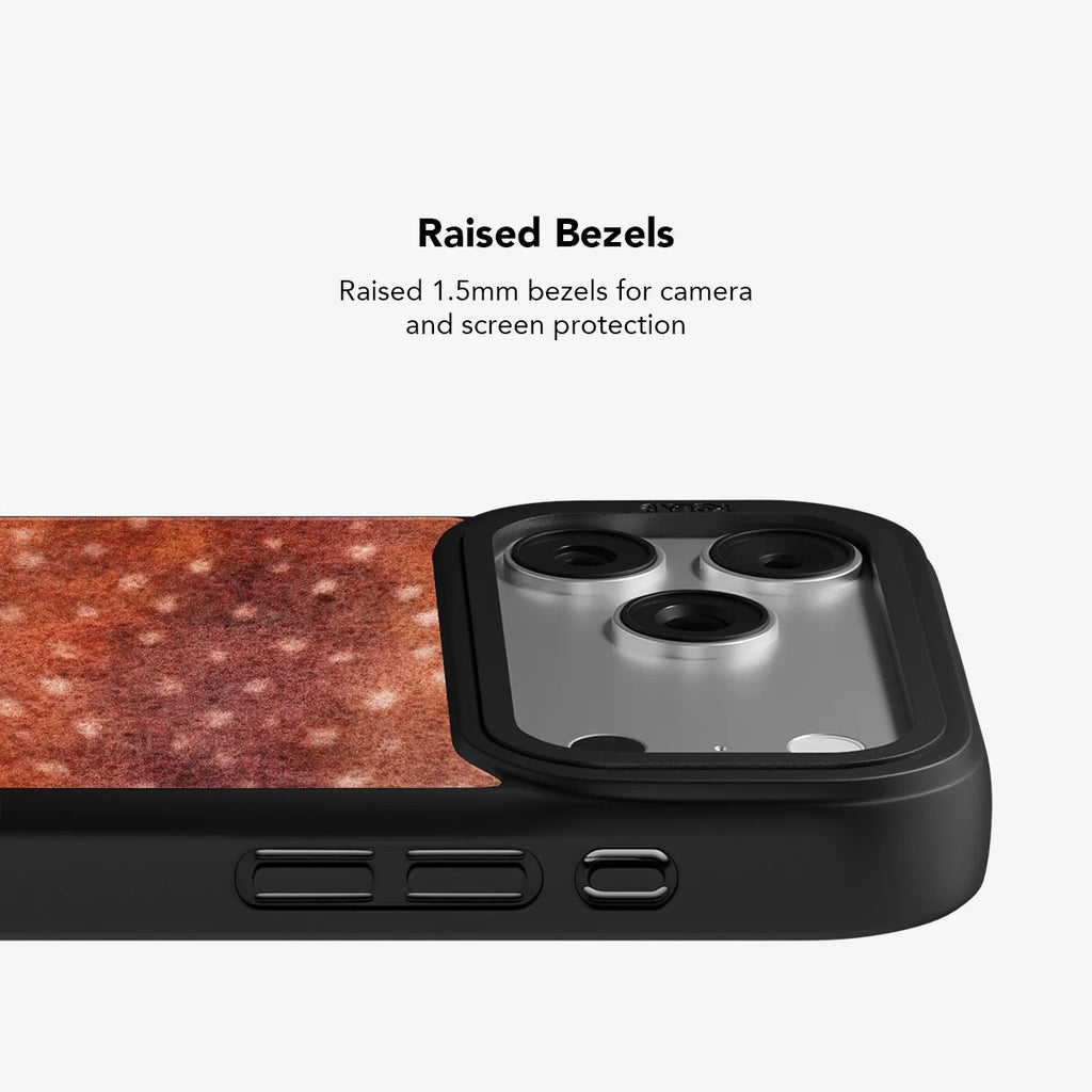 Midnight Fawn | Burnt Orange iPhone Case