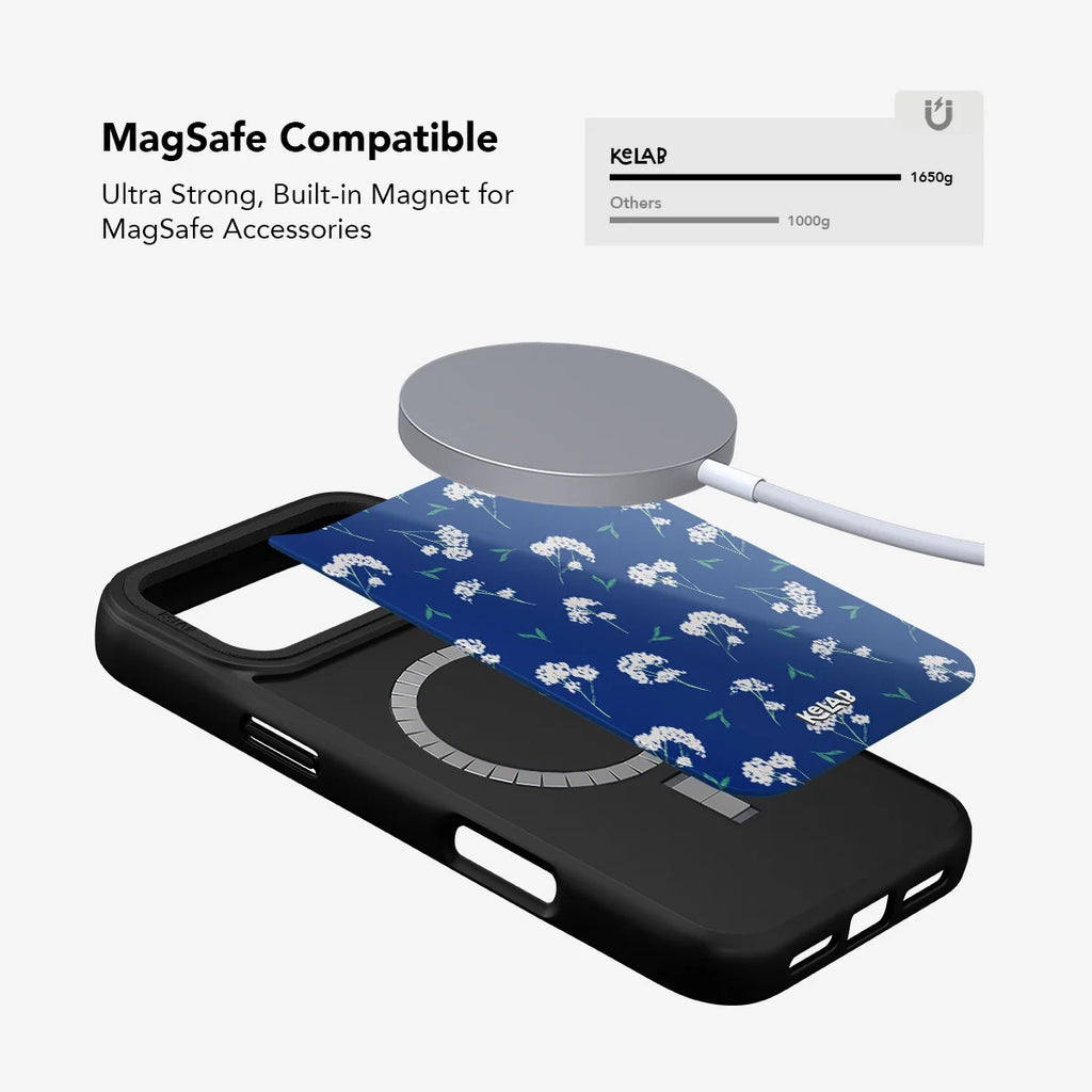 Cobalt Bloom | Blue Floral iPhone Case