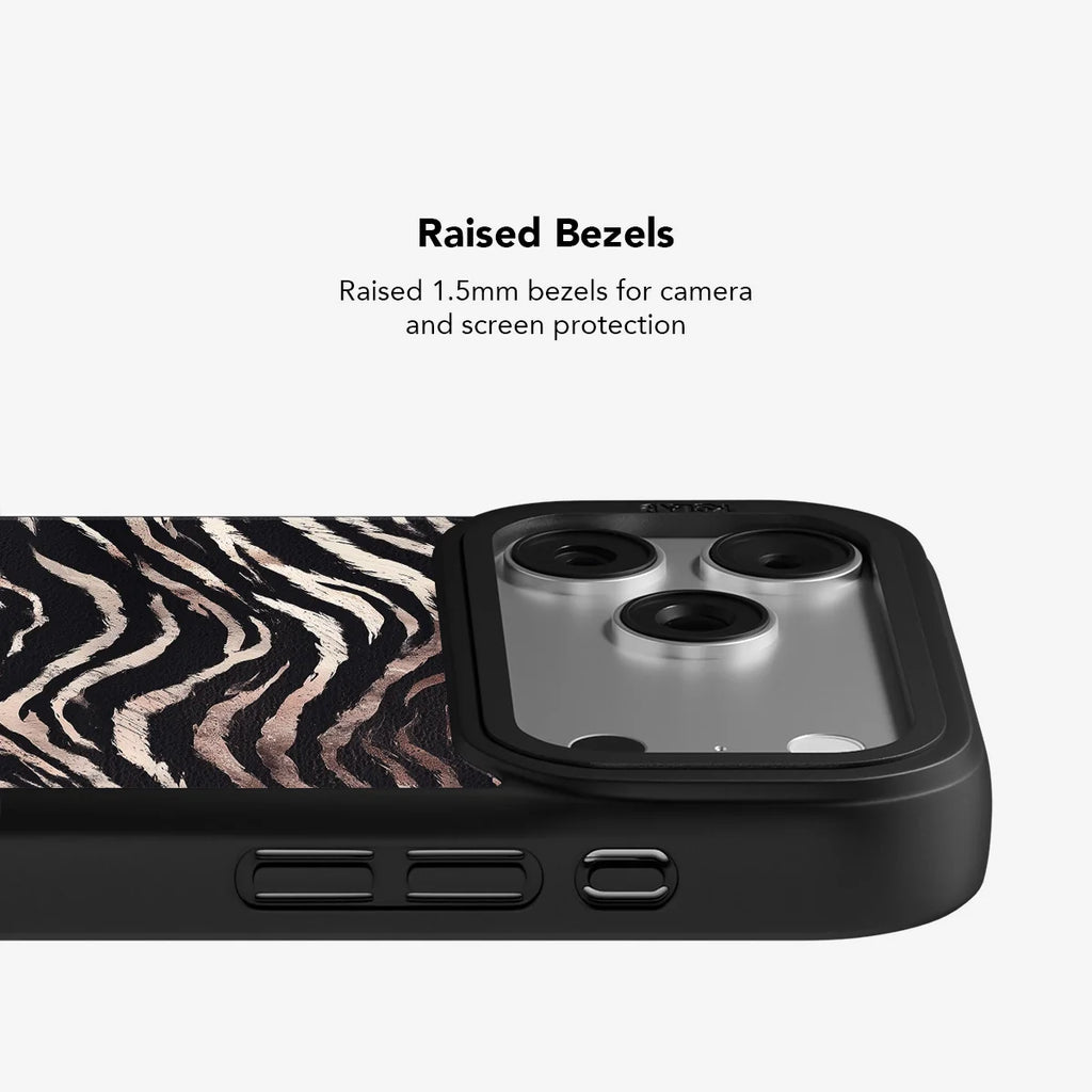 Shadow Striker | Zebra Stripe iPhone Case