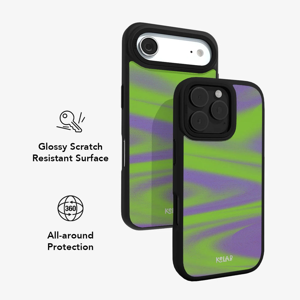 Purple Haze | Y2K Neon Green iPhone Case