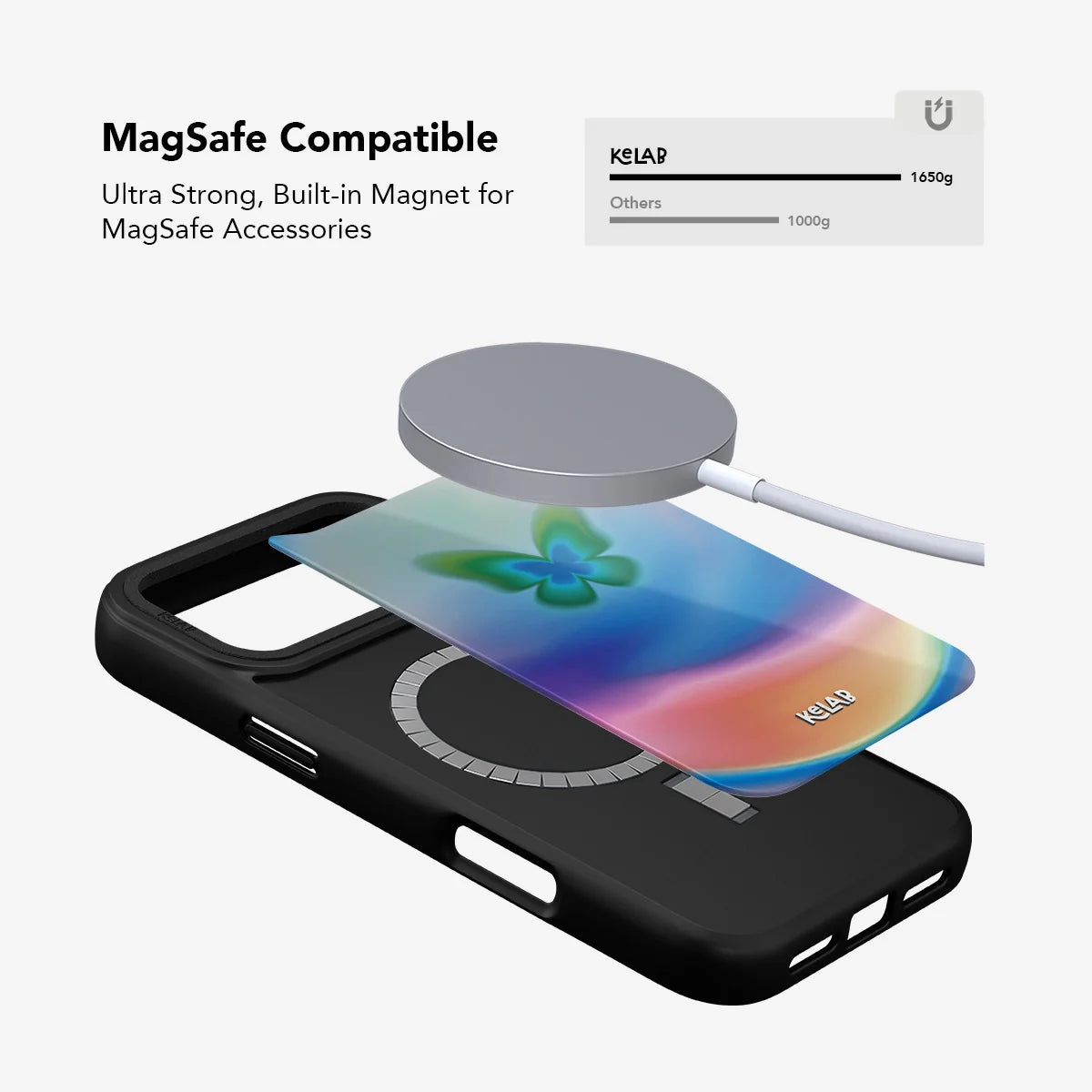 Celestial Wings | Gradient Butterfly iPhone Case
