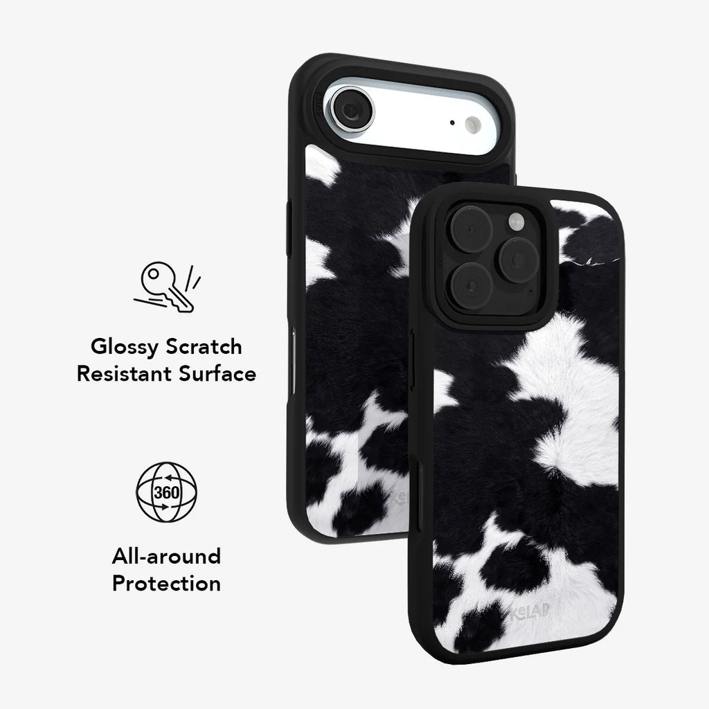 Cow Bell | Black & White iPhone Case