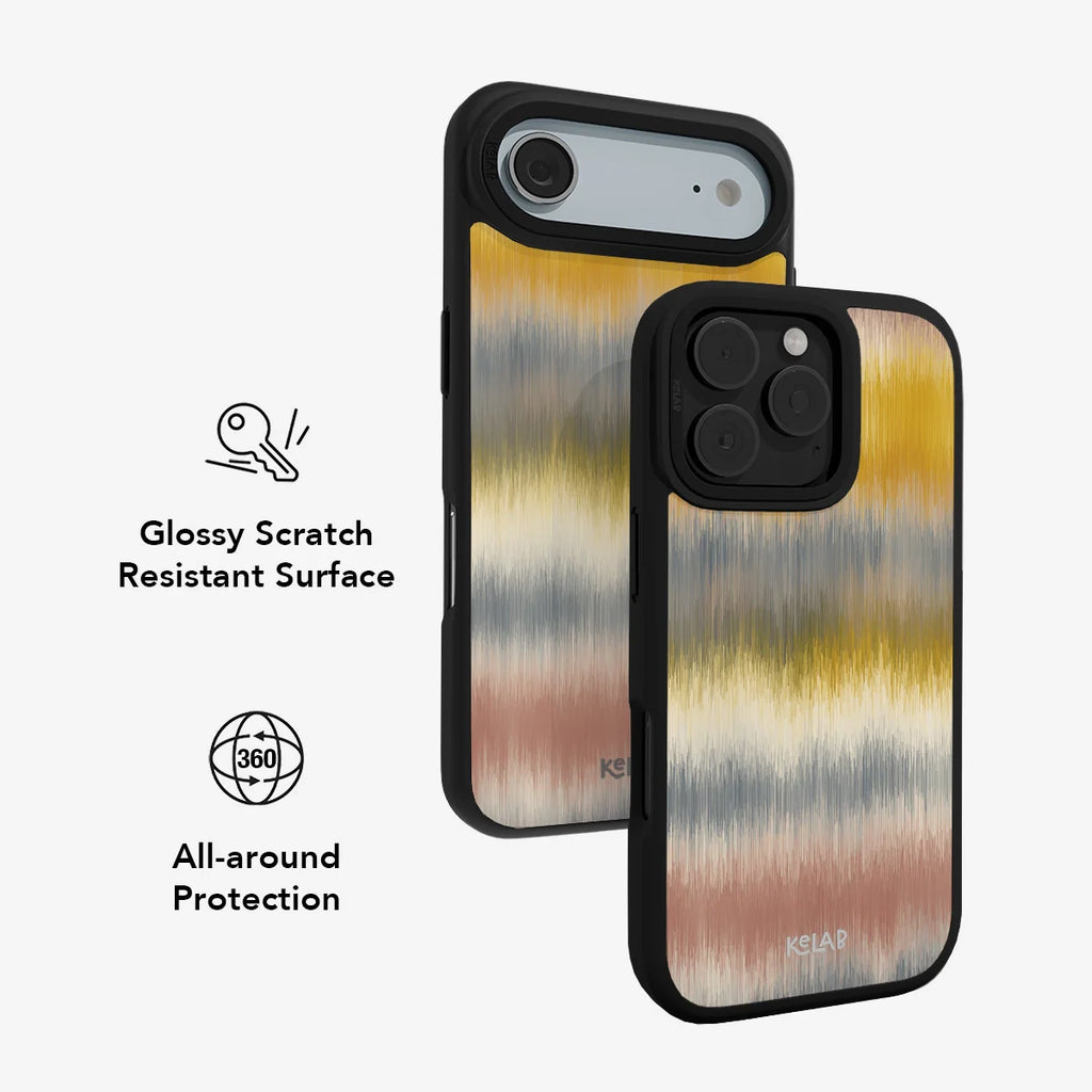 Golden Horizon | Digital Art iPhone Case