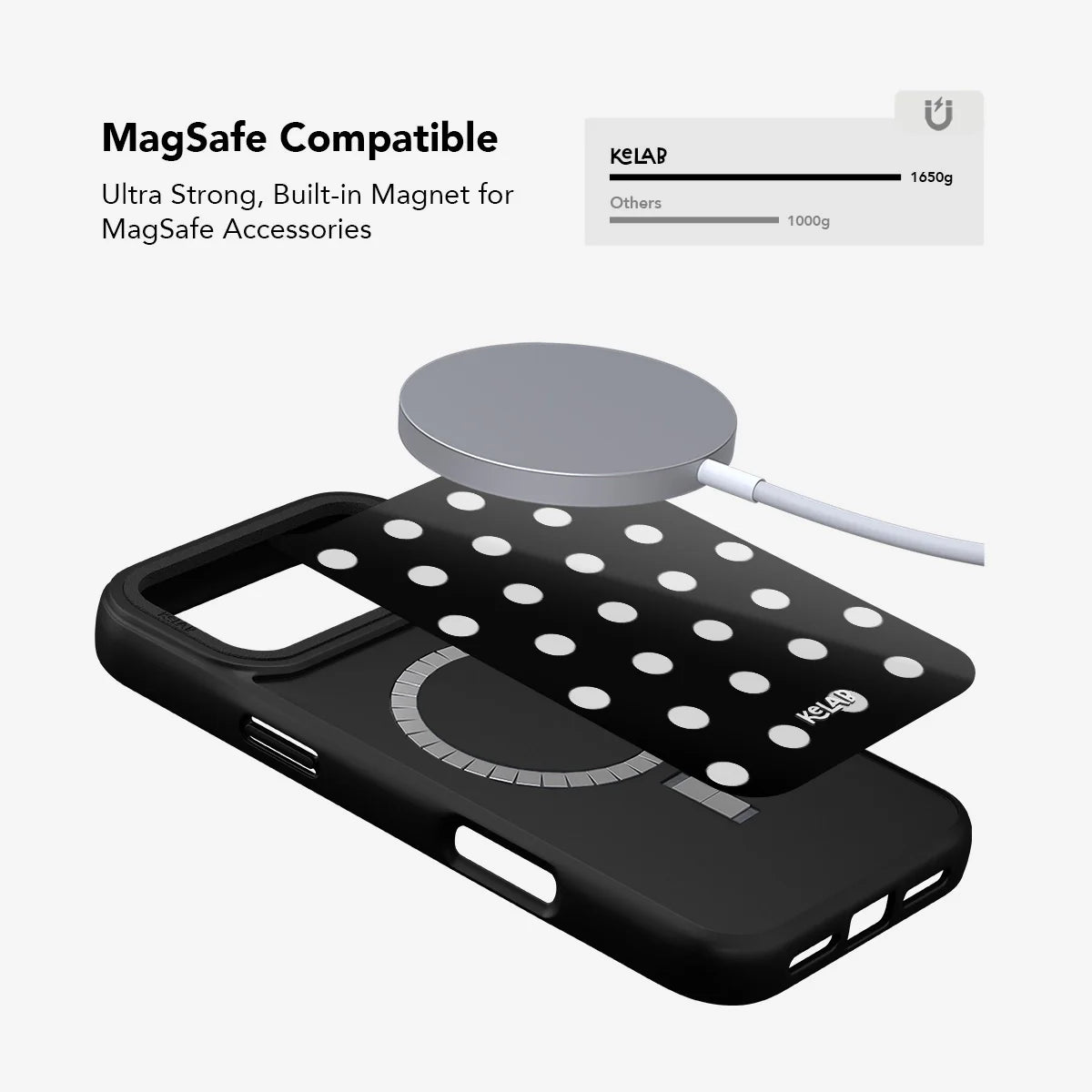 Domino Theory | Black and White Polka Dot iPhone Case