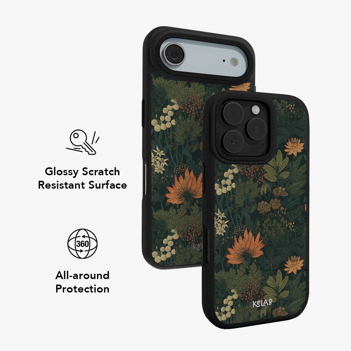 Elderberry Enchantment | Dark Academia Floral iPhone Case