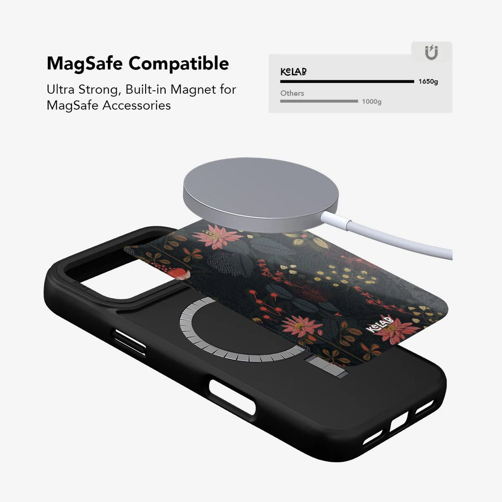 Starlit Botanica | Dark Academia Floral iPhone Case
