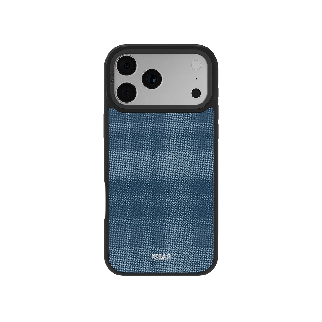 Denim | Blue Flannel Minimalist iPhone Case