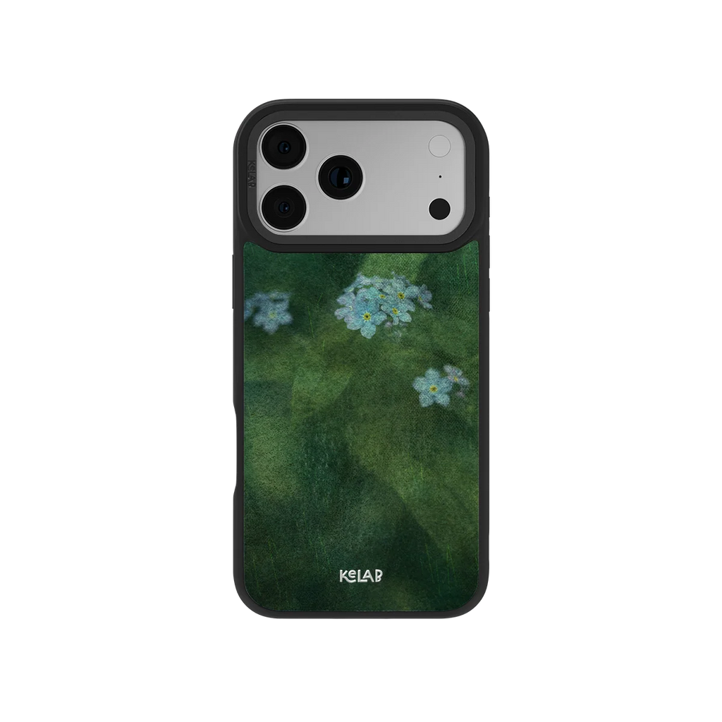 Misty Morning | Deep Green Floral iPhone Case