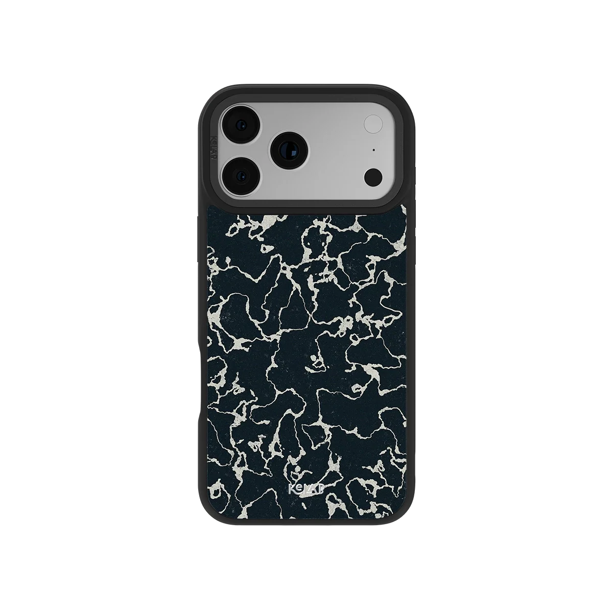 Obsidian Vein | Abstract Black Marble iPhone Case