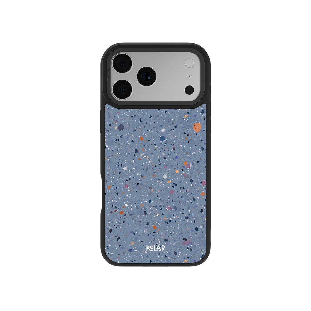 Seaside Drift | Blue Paint Splatter iPhone Case