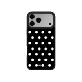 Domino Theory | Black and White Polka Dot iPhone Case