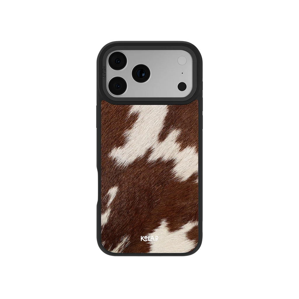 Rodeo Drive | Brown Cow Print iPhone Case