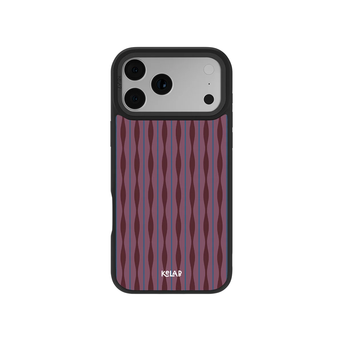 Mulberry | Burgundy Wavy Textured iPhone Case