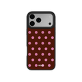 Velvet Pop | Burgundy Polka Dot iPhone Case