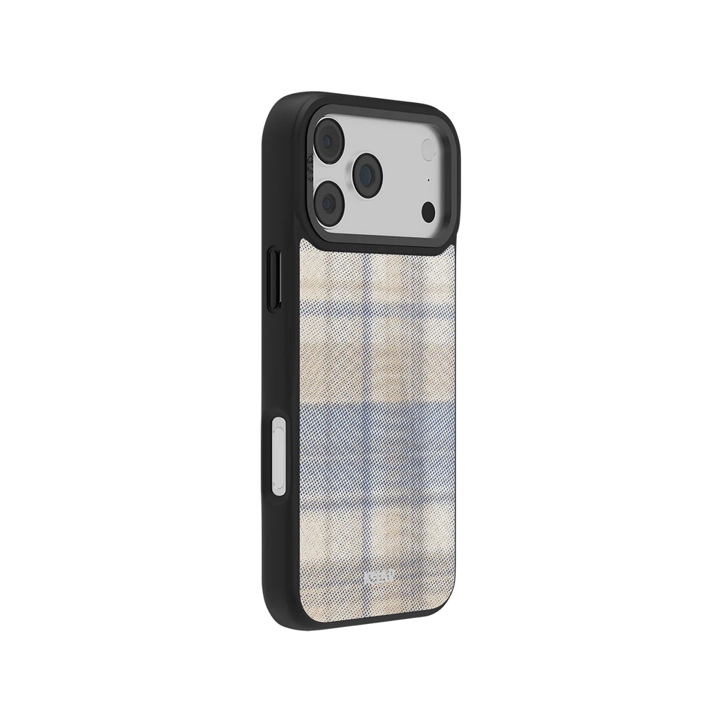 Oatmilk | Beige Flannel Minimalist iPhone Case