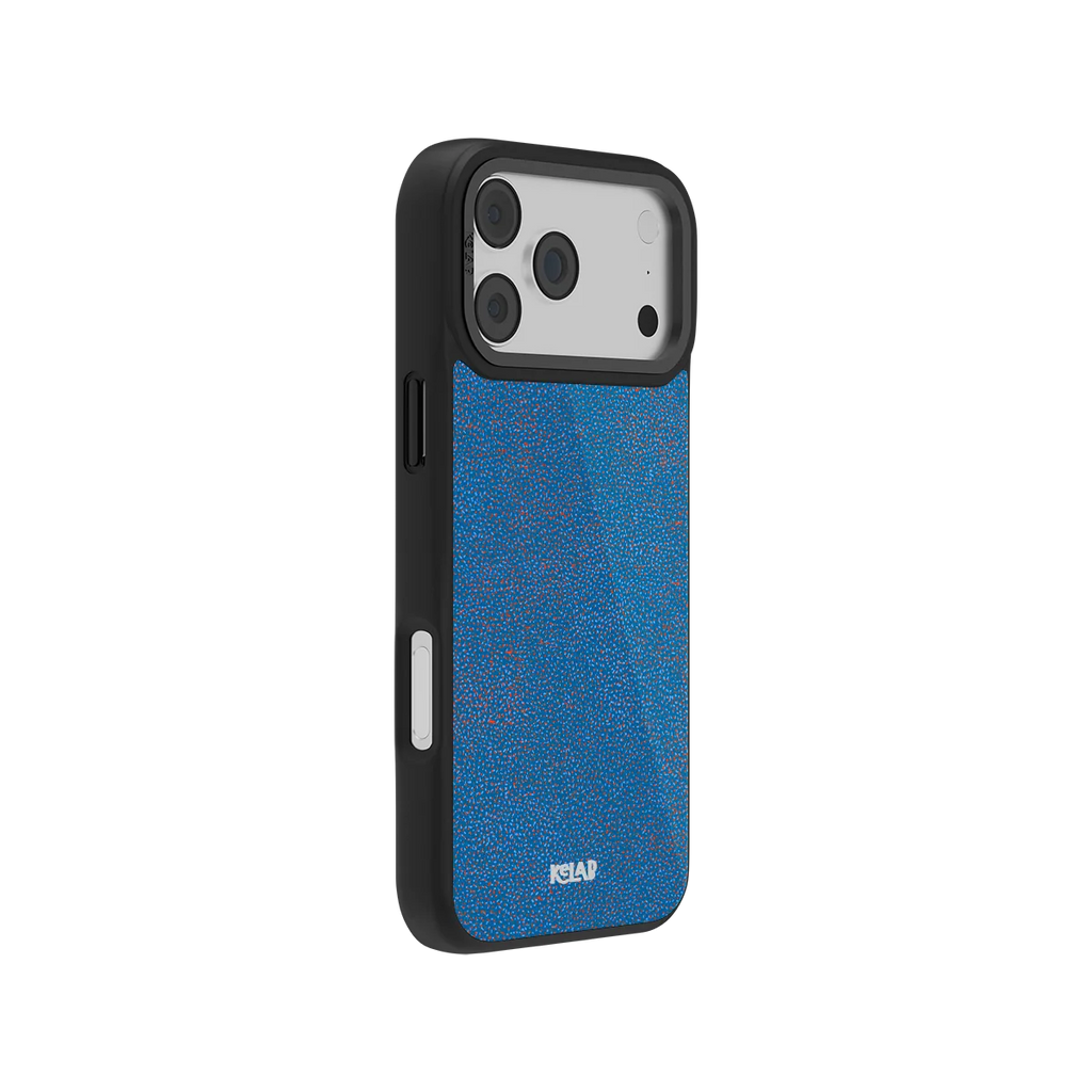 Digital Grain | Blue Micro Dotted iPhone Case