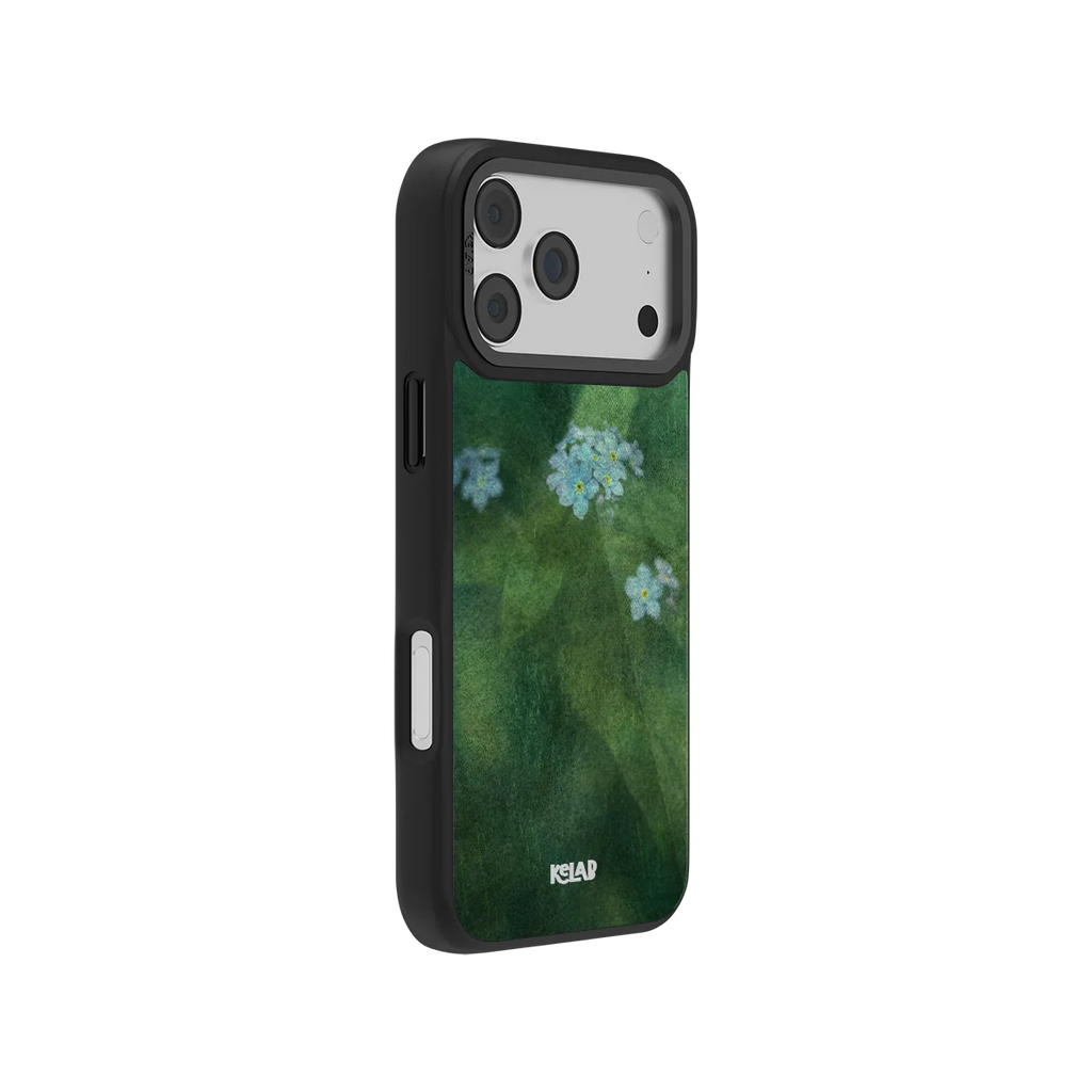 Misty Morning | Deep Green Floral iPhone Case