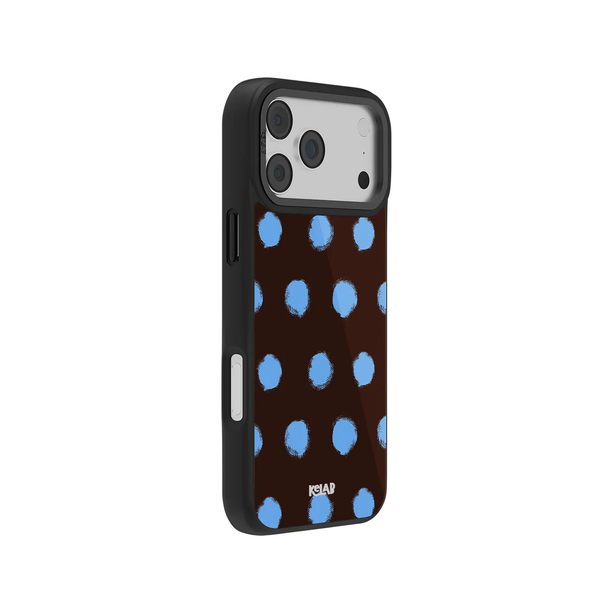 Blueberry Espresso | Brown Polka Dot iPhone Case