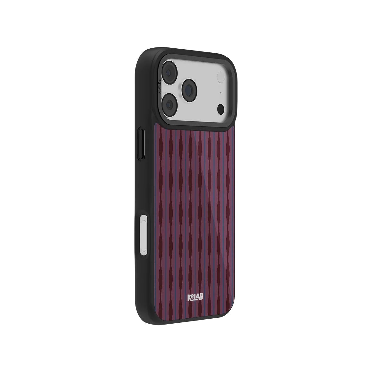 Mulberry | Burgundy Wavy Textured iPhone Case