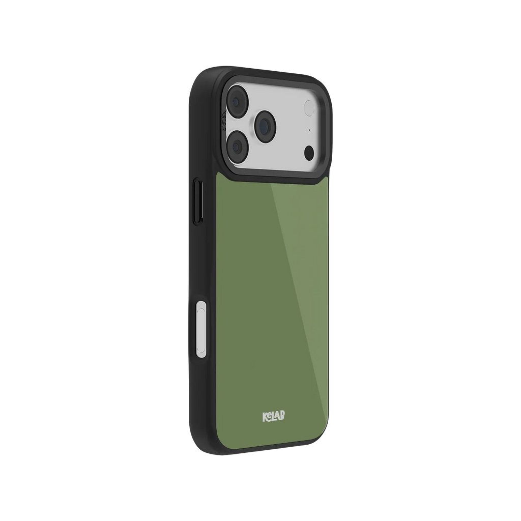 Matcha Bark | Solid Green iPhone Case