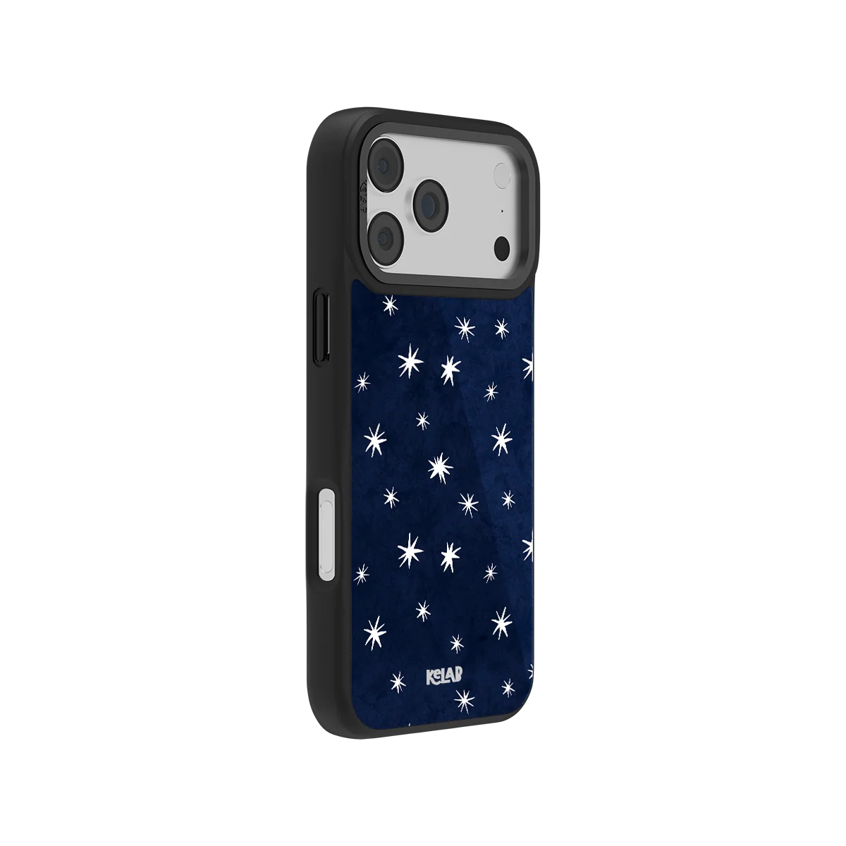 Starglimmer | Deep Blue Hand-Drawn Star iPhone Case