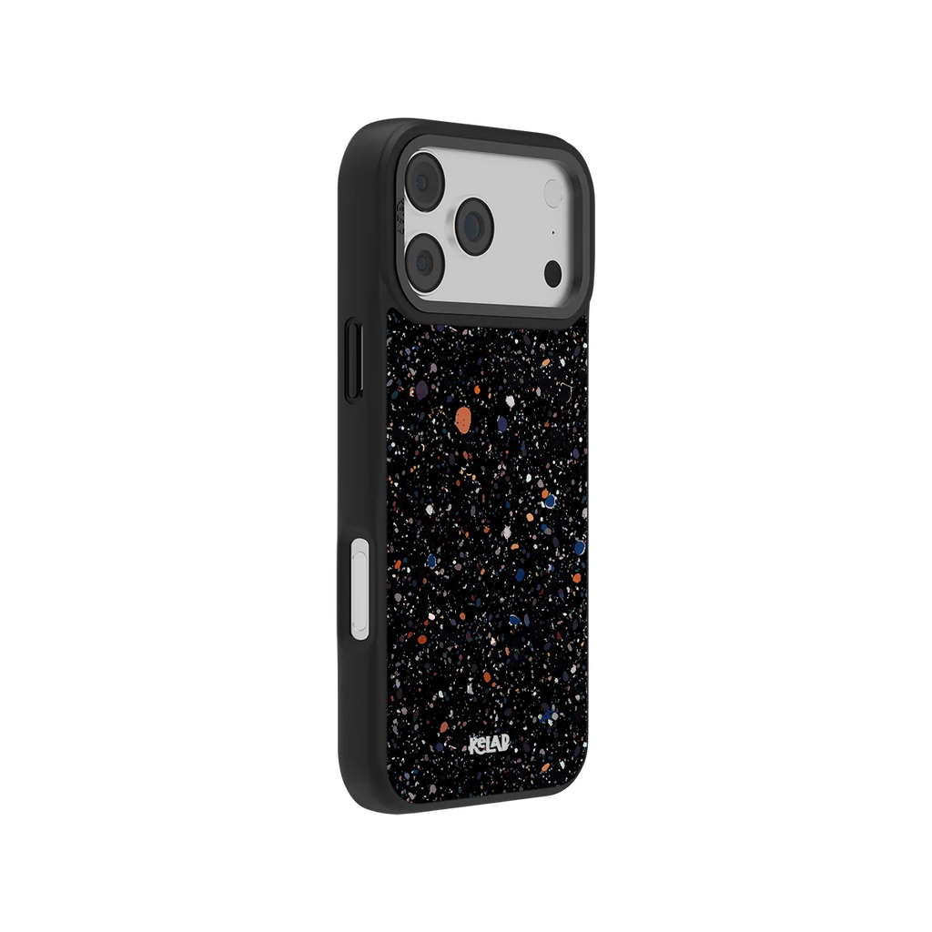 Obsidian Mist | Black Paint Splatter iPhone Case