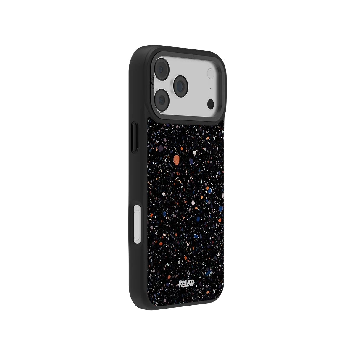 Obsidian Mist | Black Paint Splatter iPhone Case