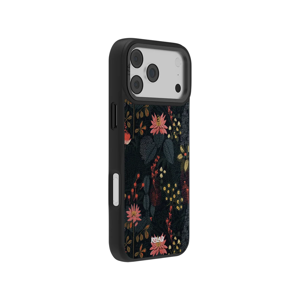 Starlit Botanica | Dark Academia Floral iPhone Case