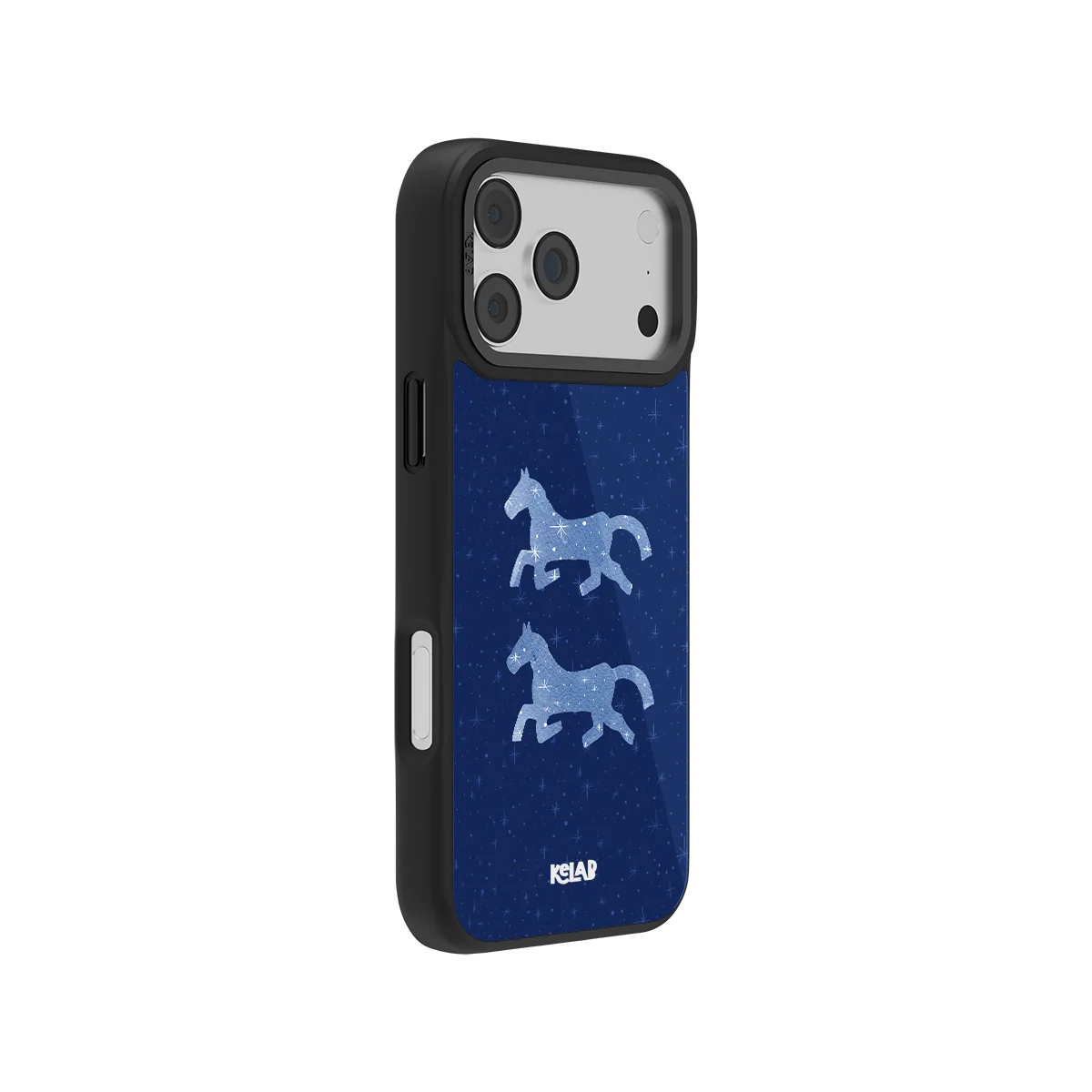Pegasus Night | Blue Horse iPhone Case
