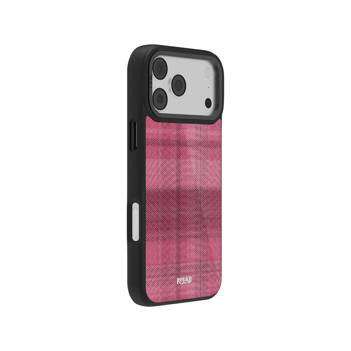 Rosé | Pink Flannel Minimalist iPhone Case