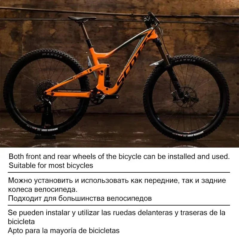 3D Carbon Fiber Bicycle Fender Set | Front and Rear Mud Guards