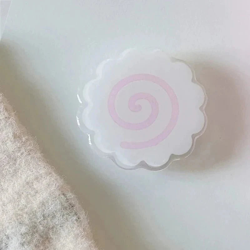 3D Leaf Cartoon Phone Grip Tok | Expanding Stand and Finger Holder